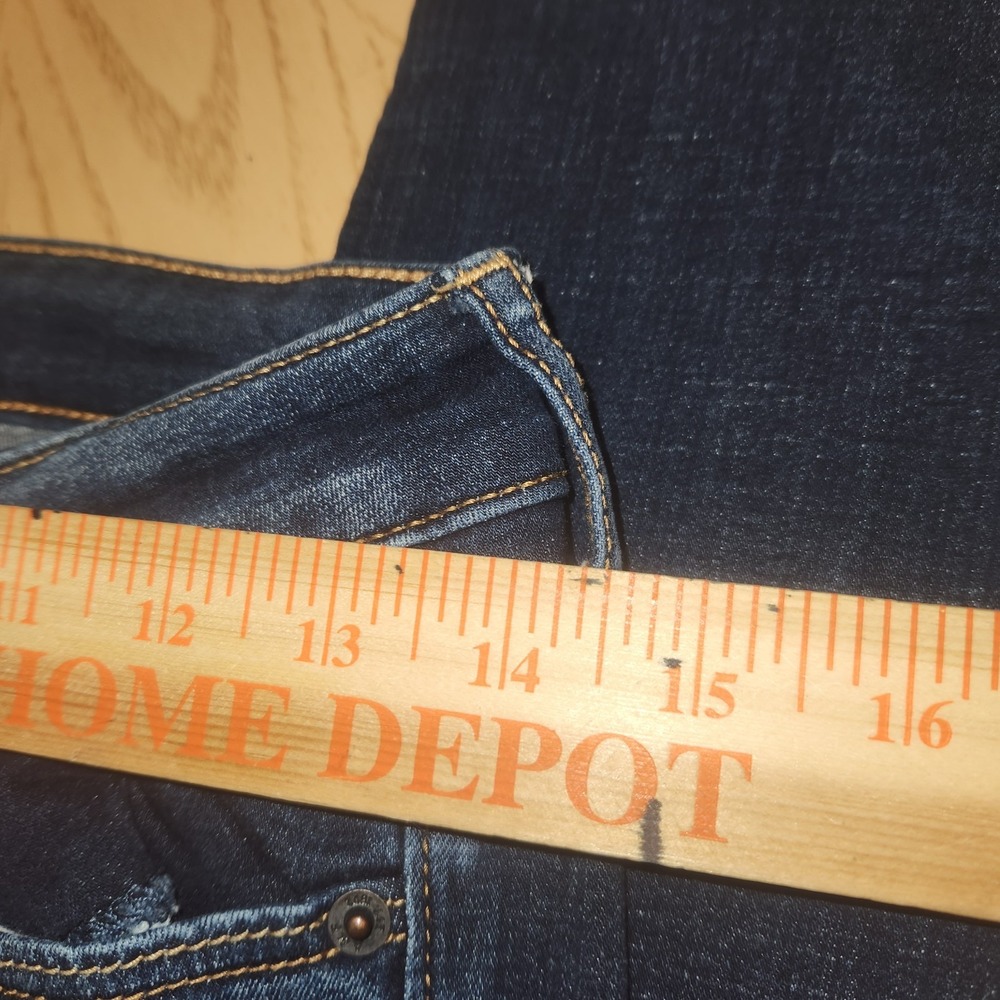 Abercrombie Fitch Jeans Womens 27x31 Blue Super Skinny Ankle High Rise Denim - Picture 6 of 11